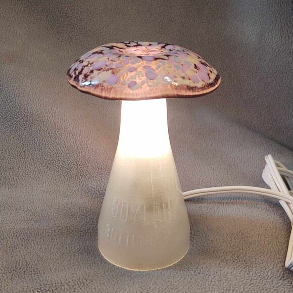 NEW Hand Crafted Handmade Upcycled Glass Bottle Mushroom Light - Picture 13 of 16